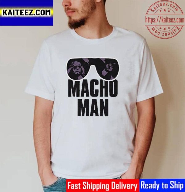 WWE Macho Man Randy Savage Sunglasses Vintage T-Shirt