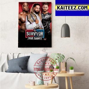 WWE Survivor Series War Games Art Decor Poster Canvas