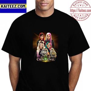 WWE Womens Tag Team Champions At WWE Crown Jewel Vintage T-Shirt