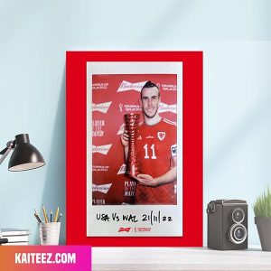 Wales First Goal At The FIFA World Cup For 64 Years Gareth Bales FIFA World Cup 2022 Poster