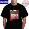 Wales Football Team Diolch The Red Wall Vintage T-Shirt