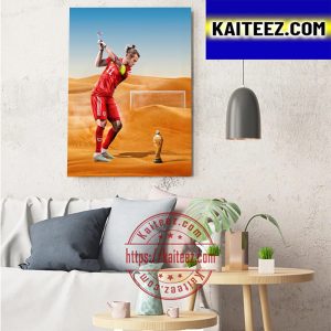 Wales Score First Goal At World Cup In 64 Years Art Decor Poster Canvas