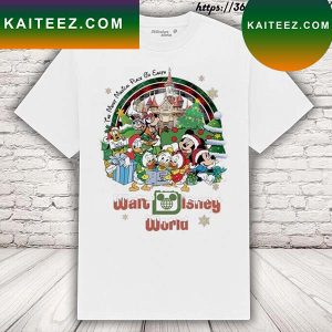 Walt disney world Christmas mickey and friends Christmas T-shirt