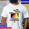 Warning Active UFO On Site Operation Candice Vintage T-Shirt