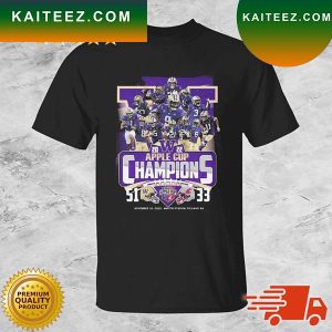 Washington Huskies Vs Washington State Cougars 51-33 2022 Apple Cup Champions T-shirt