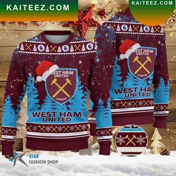 West Ham United Christmas Ugly Sweater
