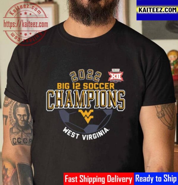 West Virginia Mountaineers Big 12 Champions 2022 Womens Vintage T-Shirt