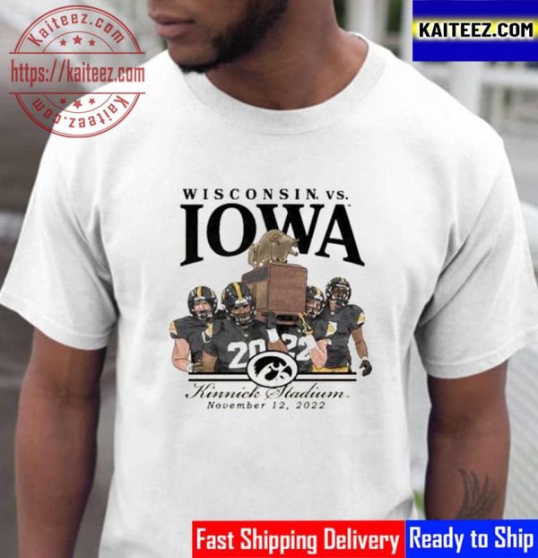 Wisconsin Badgers Vs Iowa Hawkeyes Game Day 2022 Matchup Vintage T-Shirt