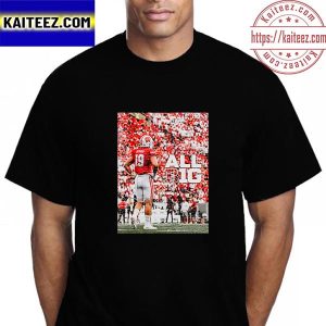 Wisconsin Football Nick Herbig All Big First Team Vintage T-Shirt