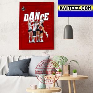 Wisconsin Volleyball No 1 Seed In The Top Right Region NCAA Tournament Art Decor Poster Canvas