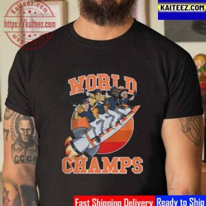 World Champs Houston Astros Rocket 2022 Vintage T-Shirt