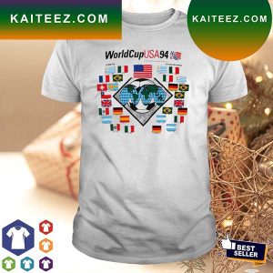 World Cup Soccer 90s Flags USA Games T-shirt