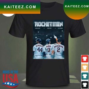 Yordan Alvarez Jeremy Pena alex Bregman Houston astros Rocketmen T-shirt