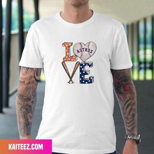 Youth Houston Astros Baseball Love Fan Gifts T-Shirt