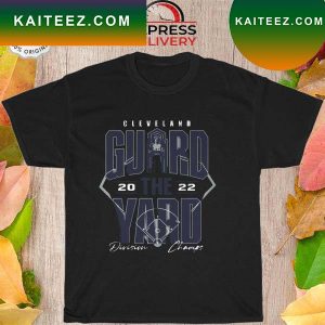 cleveland guardians 2022 the yard division champs T-shirt