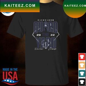Cleveland Guardians 2022 the yard division champs T-shirt