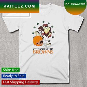 1994 Warner Bros Taz Cleveland Browns T-Shirt