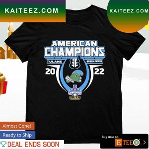 2022 AAC Football Conference Champions Tulane Green Wave T-shirt