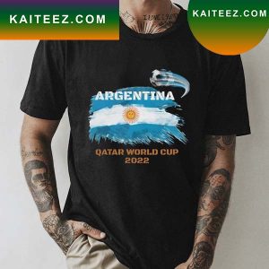 2022 Argentina Champion World Cup In Qatar  T shirt