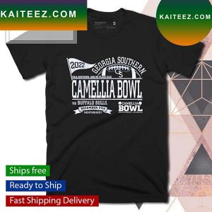 2022 Camellia Bowl Georgia Southern Hail Southern and no place else vs Buffalo Bulls T-shirt