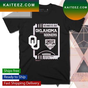 2022 Cheez-It Bowl Oklahoma Sooners Camping World Stadium T-shirt