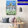 2022 FIFA World Cup Champions Are Argentina Champions Art Decor Poster Canvas