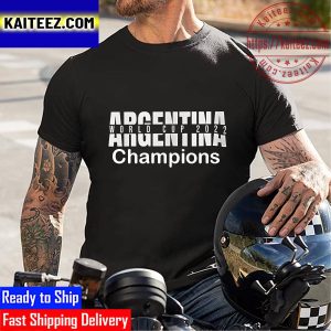 2022 FIFA World Cup Champions Are Argentina Football Team Vintage T-Shirt