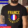 2022 World Cup Champions Are France Allez Les Bleus Vintage T-Shirt