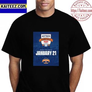 2022 MLB World Champions Houston Astros Fan Fest Vintage T-Shirt