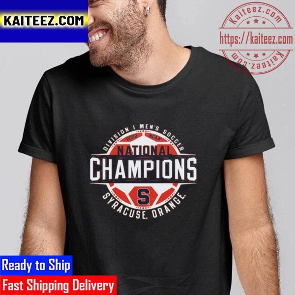 2022 Mens Soccer NCAA National Champions Syracuse Orange Vintage T-Shirt