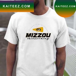 2022 Mizzou Tigers Cheerleading White T-Shirt