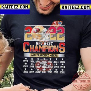 2022 NFC West Champions San Francisco 49ers 1970 2022 Vintage T-Shirt