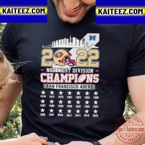 2022 NFC West Division Champions San Francisco 49ers Skyline Vintage T-Shirt