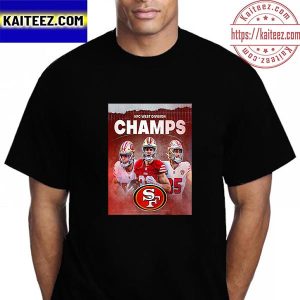 2022 NFC West Division Champs Are San Francisco 49ers Vintage T-Shirt