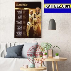 2022 NFL Walter Payton Man Of The Year Nominees Art Decor Poster Canvas