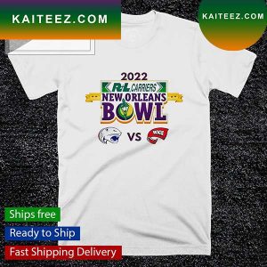 2022 New Orleans Bowl Jaguars of South Alabama and Hilltoppers of Western Kentucky T-shirt