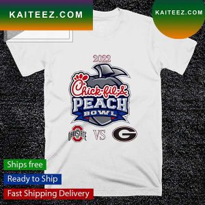 2022 Peach Bowl Ohio State Buckeyes and Georgia Bulldogs T-shirt