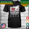 2022 Southeastern Conference Champions Georgia Bulldogs City 2002-2022 T-shirt