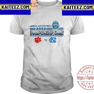 2022 Subway ACC Football Championship Game Clemson Vs North Carolina Vintage T-Shirt