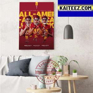 2022 Walter Camp All America Team For USC Football Art Decor Poster Canvas