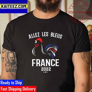 2022 World Cup Champions Are France Allez Les Bleus Vintage T-Shirt