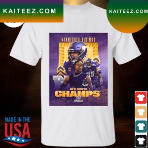 2022 nfc north champions Minnesota Vikings cinched T-shirt
