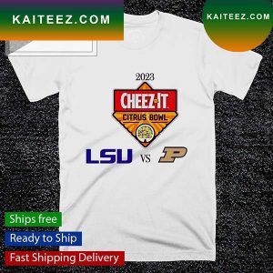 2023 Citrus Bowl Tigers of Louisiana State and Boilermakers of Purdue T-shirt