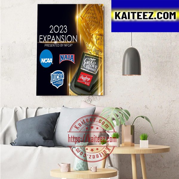 2023 Expansion NCAA NAIA And NJCAA Presented By NFCA Art Decor Poster Canvas