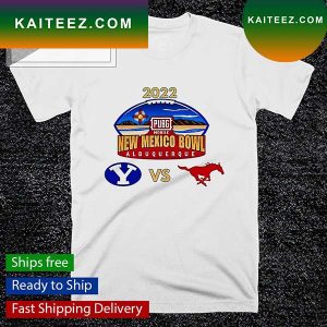 2023 New Mexico Bowl The Southern Methodist University Mustangs and Cougars of Brigham Young University T-shirt