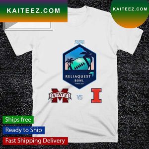 2023 Reliaquest Bowl Mississippi State and Fighting-Illini T-shirt