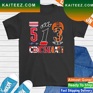 513 Cincinnati Bengals and Cincinnati Bearcats T-shirt