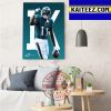 Philadelphia Eagles Clinched NFC Playoffs Art Decor Poster Canvas