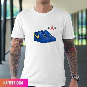 AMBUSH x Nike Air Force 1 Low Game Royal on Slam Jam Style T-Shirt