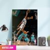 LeBron James – Los Angeles Lakers vs Michael Jordan – Chicago Bulls NBA Player Home Decorations Canvas-Poster